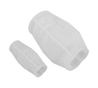 Luxshiny Candle Detailed Design with and 2pcs Silicone Christmas Molds Nutcracker King Soldier Shapes Resin Casting Easy Demolding for DIY, Home Decoration and Personal Creators