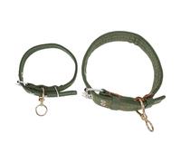 Luxshiny Canvas Adjustable Sheep Collars 2pcs Set with Sturdy Buckle, Medium Size 48Cm 64Cm, Livestock Safety Accessories for Sheep and Cattle Husbandry