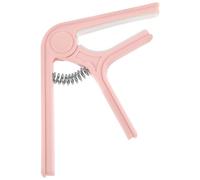 Luxshiny Capo for Electric Guitar and Ukulele Pink Plastic and Silicone Clip Anti-Slip Design Easy to Install Universal Guitar Accessory for Acoustic and Classical Use Compact 9.5X7.5X1.2Cm