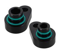 Luxshiny Car Air Conditioner Off Kit with Aluminum Seal Plate Rear A/C Closure Kit for Suv Rear System Black Vehicle Air Conditioner Blockoff for Enhanced Interior Comfort during Driving