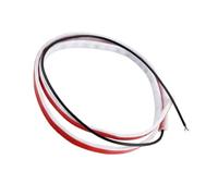 Luxshiny Car Door LED Light Strip 1.2M White and Red Sequential Flashing Bar for Vehicle Door Collision Warning and Roadside Safety