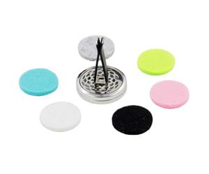 Luxshiny Car Perfume Diffuser Random Color 2pcs Felt Pads Dog Palm Shape Car Air Freshener Stainless Steel Alloy with Vent Clip and Creating Charming Atmosphere
