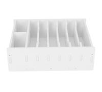 Luxshiny Cash Drawer Tray Cash Register Insert Tray Multiple Compartment Wood Organizer with Clips for Retail Stores Replace and Count Till Organize Cards Coins Desk Storage Organizer