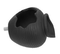 Luxshiny Ceramic Fish Tank Jar 3.46In Circulating Water Fountain Hydroponic Planter for Courtyard Garden Decoration