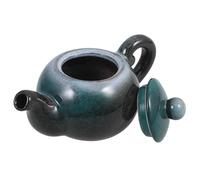 Luxshiny Ceramic Jar Water Fountain Decorative Waterfall Jar for Garden Courtyard Tranquil Water Feature Efficient Circulation Peacock Glazed Design for Relaxation