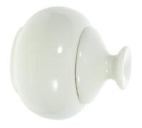 Luxshiny Ceramic Lip Balm Container with Lid for Storing Lip Balms and Body Butter, Mini Cosmetic Storage Jar Suitable for Travel, Fits in Backpack and Cosmetics Bag, White