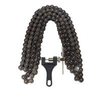 Luxshiny Chain Heavy Duty 132-link Smooth Surface Metal Drive Chain Easy to Install 420 Replacement Motorbike for Off-road and Model Motorbikes