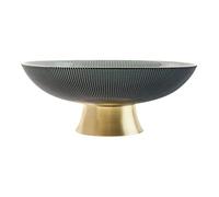 Luxshiny Chic Tall Glass Dried Fruit Tray Elegant Serving Plate for Home Decor for Snacks Biscuits and Party Display Sturdy Stylish Centerpiece for Coffee Table Kitchen