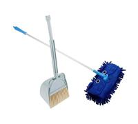 Luxshiny Cleaning Set with Mini Broom and Dustpan, Quality Plastic and Cloth Materials, Pretend Play Tool for Playroom and Household Chores, Educational and Fun Cleaning Kit
