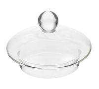 Luxshiny Clear Teapot Lid Replacement Heat-Resistant Tea Pot Lid Accessory for Teapot Glass Kettle Easy to Use Cover for Home Party and Camping