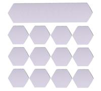 Luxshiny Coasters Practical 30 Pcs Thermal Transfer Neoprene Non-slip DIY Blank Sublimation Cup Mats Protecting Surfaces Tableware Mats for Cups and Kitchen Tables for Home Use
