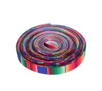 Luxshiny Colorful with Vibrant Mexican-Inspired Patterns Ribbon Serape Soft Polyester Material Mexican for Cinco De Mayo and Holiday for Party Decorations and Present Wrapping