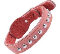 Luxshiny Comfortable Leather Dog Collar Breathable and Soft for Large Dogs and German Shepherds Adjustable Neck Harness