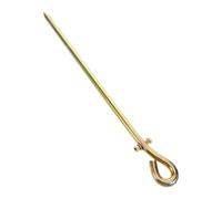 Luxshiny Copper Ground Rod Kit Portable Lightweight Metal Pin with Garden Wire for Electrical Fences and Antenna Grounding