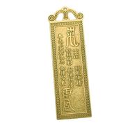 Luxshiny Copper Taoists Pendant Feng Shui Door Hanging Ornament for Luck and Exorcism Chinese Culture Blessings Charm Retro Home Decor Shop Hotel