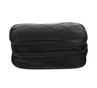 Luxshiny Cosmetic Bag Fine Stitched Zip Travel Toiletry Organizer Large Capacity Makeup Storage Pouch with Waterproof Nylon Material and Double Layers for Travel and Trip Use
