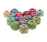 Luxshiny Cotton Cross Stitch Floss 16 Spools Long-Staple Thread for DIY Embroidery and Sewing Crafts