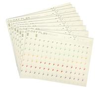 Luxshiny Daily Planning Sheets Pack of 10 Undated to Do List Planners with Detailed Plan and Multifunctional Features for Life and Work Organising on Paper