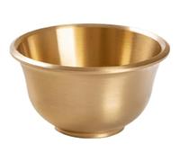 Luxshiny Decorative Buddhism Cup Multi-Function Brass Offering Cup for Interior Home and Yoga Room, Classic Exquisite Shape Bright Colour that Does Not Fade Easily, Desktop Ornament