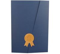 Luxshiny Decorative Prestige Award Cover Award Certificates Cover A4 Paper Stylish Design Convenient Storage Horizontal Vertical Use Office Home for Graduation Diplomas Marriage