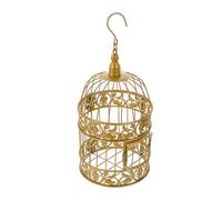Luxshiny DIY Iron Art Birdcage European Style Birdcage Adornment 13.76x7.47x7.47in Metal Creative Design Delicate Photo Props Party Ornament for Home Display and Showcase Decoration