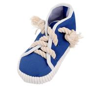Luxshiny Dog Squeaky Chew Interactive Molar for Durable Canvas Shoe Design for Training and Positive Reinforcement