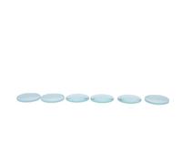 Luxshiny Double Convex and Concave Optical Glass Lens Set and Polished round Edges Scratch-resistant Surface 6pcs for Physics Teachers and Home Learning Experiments