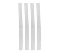 Luxshiny Double Sided Silicone Lip Brush 4pcs Set with Lid Reusable Eye Makeup Applicator and Eyeshadow Sponge Brush Travel-friendly for Precise Lip and Eye Makeup