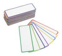 Luxshiny Dry Erase Magnetic Labels 54Pcs Whiteboard Name Tags for Classroom Office Home Reusable Writable Sorting Magnets Easy Erase Surface