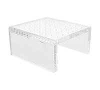 Luxshiny Earring Displays Organizer Rack Acrylic Jewelry Display Elegant Sophisticated Design Enhancing Visual Appeal Countertops