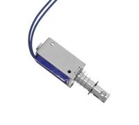 Luxshiny Electric Push-Pull Solenoid Actuator with Retractable Toggle Switch and Spring Return for Industrial Equipment and Truck Applications