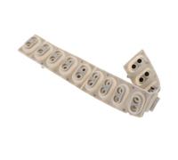 Luxshiny Electronic Keyboard Conductive Pads Replacement Silicone Key Contact Strip Repair Kit for Organ Key Switch Fixing
