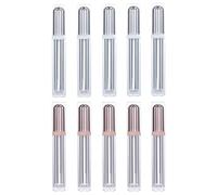 Luxshiny Empty for Professional Makeup Artists 10pcs Refillable Lip Gloss Tubes with Lip Balm Bottles Prevents Wasting Remaining Gloss and Beginners
