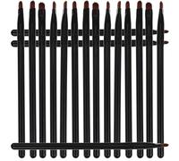 Luxshiny Eye Makeup Brushes Set Black Handles 18 Pcs with Synthetic Fiber for Delicate Concealer and Eyebrow Application for Face Makeup and