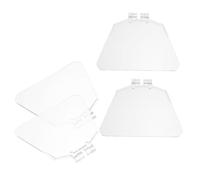 Luxshiny Eye Shield Sturdy PC Material for Bench Safety Guard 4pcs Multifunctional Design Protecting Eyes from Flying Debris for Power Tools Splash