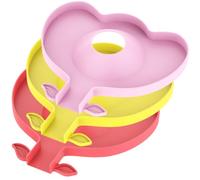 Luxshiny Faucet Splash Guard Silicone Mat Set 3Pcs Multi-Color Kitchen Mats for Sink Draining and Drying in Home and Hotel