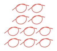 Luxshiny Feeding Tubes Flexible and Safe Replacement Tubes Rubber 10pcs Red Easy to Clean for Small Animals and Sheep Suitable for Newborn Livestock Nursing and Feeding