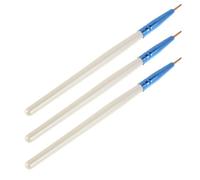 Luxshiny Fine Point Eyeliner Brush Set Plastic and Polyester Material 3pcs with Detailed Brush Head, Multifunctional Use for Eyeshadow and Makeup Precision Cosmetic Tool for Professional