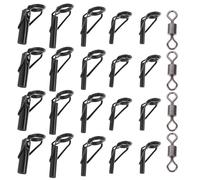 Luxshiny Fishing Rod Guide Ring Set with Stainless Steel and Ceramic Material, Easy to Operate and Small to Carry, for Fishing Pole Rigs and Carp Accessories