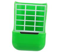 Luxshiny Fixed Rabbit Grass Feeding Rack and Food Storage Container for Small Pets Anti-move Knob Design to Minimize Waste Suitable for Rabbits Guinea Pigs Chinchillas Hamsters Keeps Cage