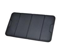Luxshiny Foldable Mobile Phone Bracket Car Anti-skid Pad with Pu Material, Multi-purpose Dashboard Cushion for Auto Use, Suitable for Coins and Keychain Placement, Black Non-slip Vehicle