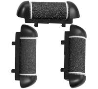 Luxshiny Foot File Replacement Roller Heads Extra Coarse Grit 3pcs for Abs Material Soften and Smooth Feet Electric Callus Remover for Pedicure Tools
