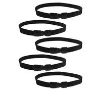 Luxshiny Garbage Bin Elastic Fixing Rings, 5pcs Anti-fall Trash Bag Bands with Smooth Edge, Lightweight Plastic and Fabric, Compact Holder for Kitchen or Hotel Bins