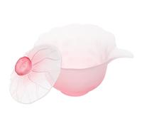 Luxshiny Glass Kung Fu Tea Cup with Lid Small Pink Gongfu Tea Mug Heat-Resistant Borosilicate Glass Water Cup and Coffee Drinking at Home Or Office