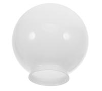 Luxshiny Glass Milk White Frosted Glass Globe Lampshade 150mm Round Replacement for Ceiling Fan, Wall Sconce and Floor Lamp Lighting Fixtures, Single Piece