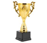 Luxshiny Gold Plastic Participation Trophy for Sports Academic Competitions Safe Award Cup to Motivate Active Learning Match Prizes Creative Design for Birthday Parties and School Events