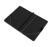 Luxshiny Golf Scorecard Holder Black Pu Leather Golf Notebook Journal with Secure Storage and Portable Design for Outdoor Sports and Casual Games