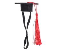 Luxshiny Graduation Party Pet Cap for Small Animals, Lightweight Canvas Graduation Cap with Tassel, Cute and Easy to Clean Hamster Dress Accessory for Guinea Pigs and Small Birds