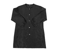 Luxshiny Hairdressing Technician Apron Black Stylish Salon Workwear with Pocket Professional Hairdresser Accessory for Hair Cutting Perming and DIY Hair Care at Home Salon