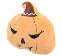 Luxshiny Halloween Themed Plush Pumpkin Cat with Catnip inside Interactive Cat Teething for Exercise and Independent Play Soft Sturdy Material
